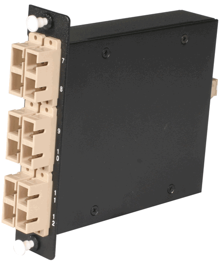 MTP Cassette, 6 Duplex SC to 1 Male MTP, 62.5/125 (12-Fiber)
